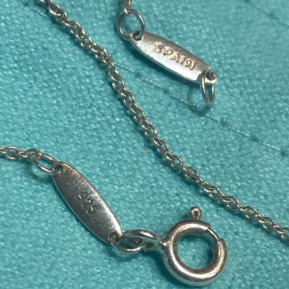 Tiffany & Co. Elsa Peretti Apple Pendant Necklace, Sterling Sliver 925/16"⭐️⭐️⭐️ - Picture 9 of 17